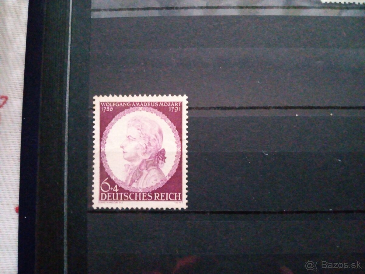 Poštové známky č.349 - Reich - Mozart