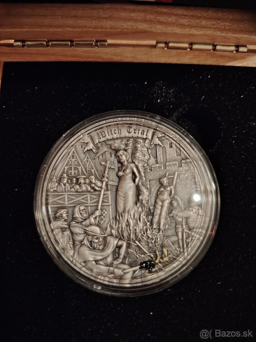 Strieborná minca 2 Oz The Witch Trial 2022