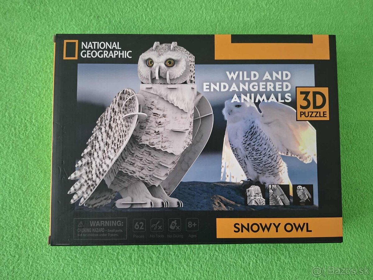 3D puzzle Snežná sova