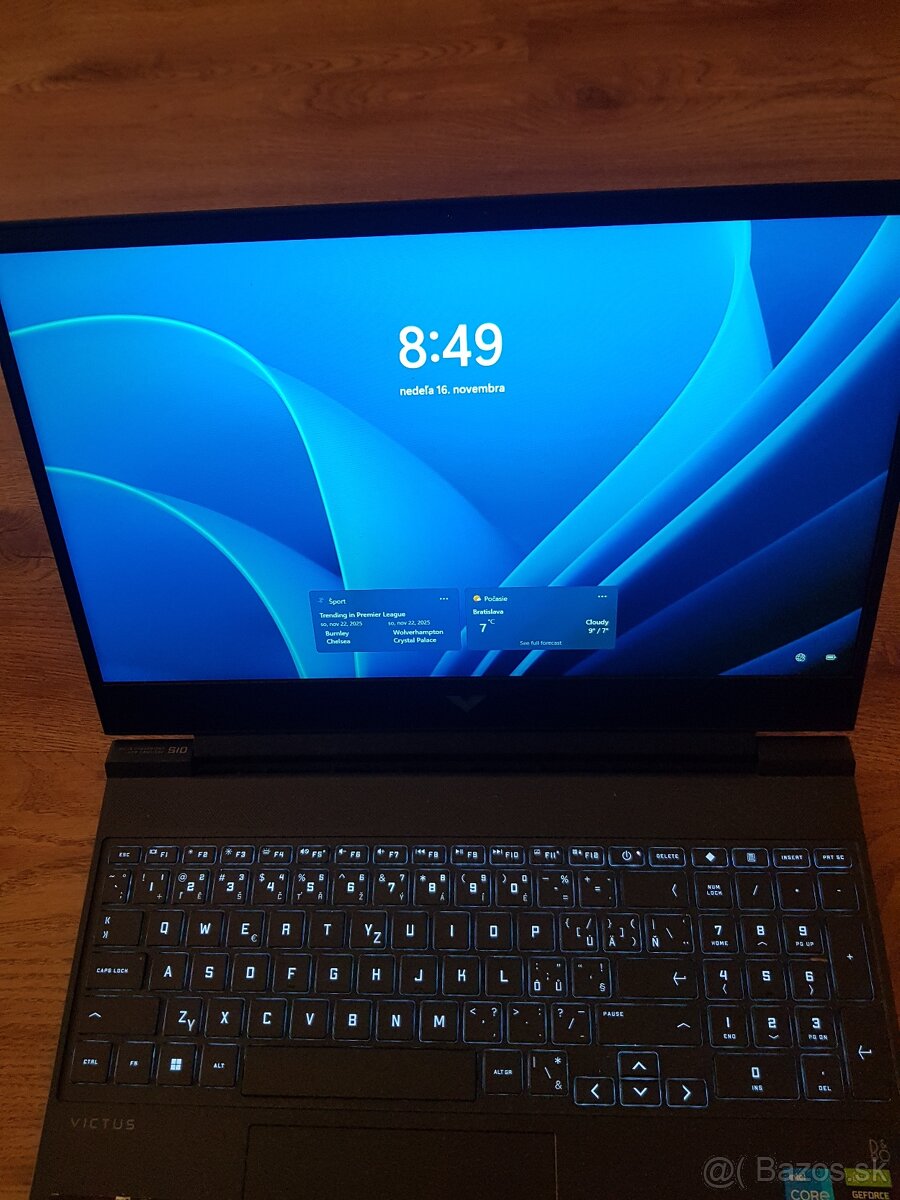 Predam herny notebook