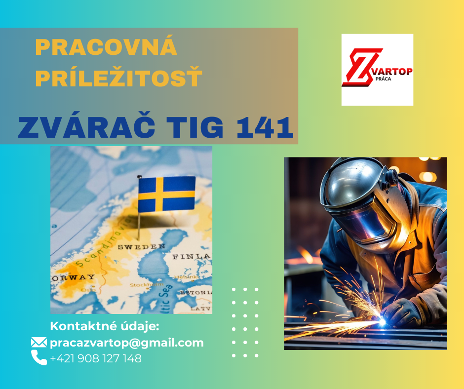 Zvárač TIG 141 Švédsko