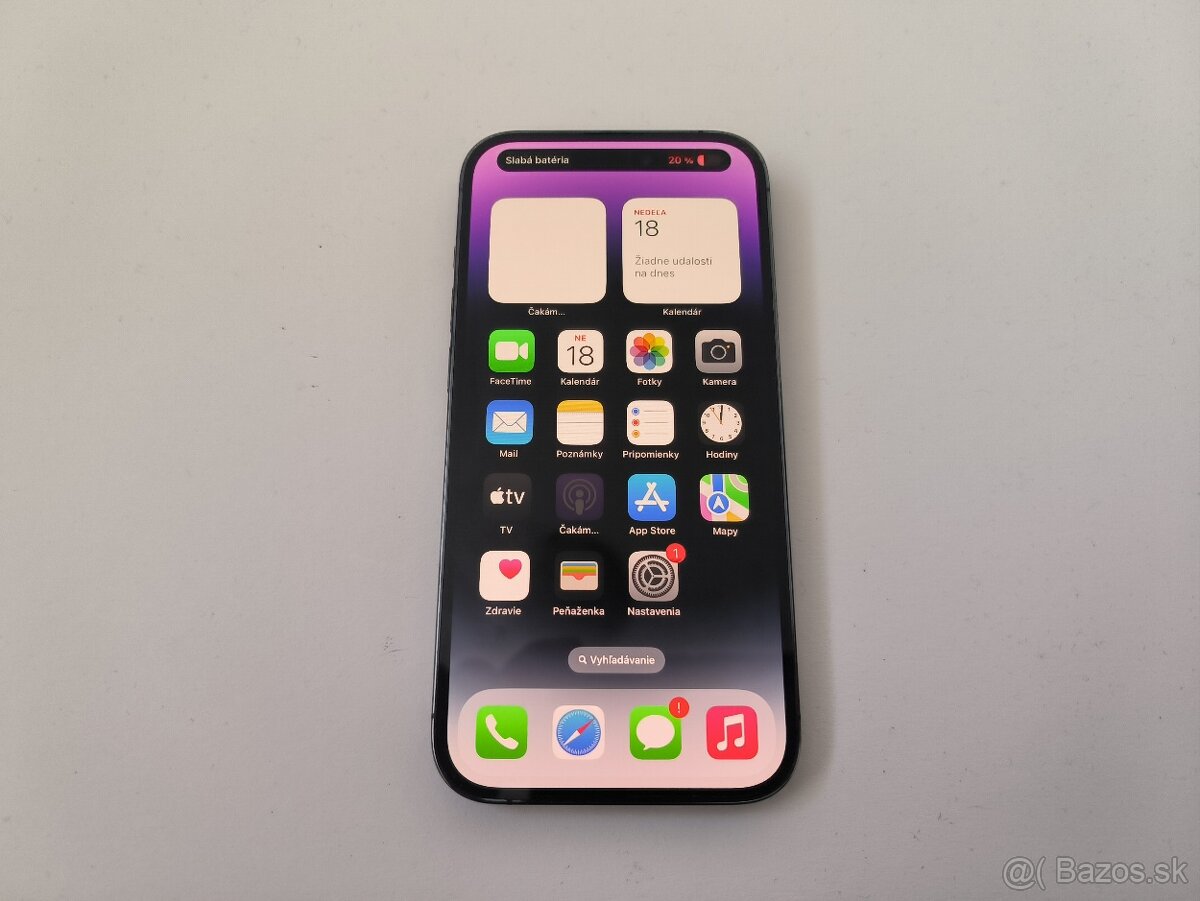 apple iphone 14 PRO 256gb Purple / Batéria 100%