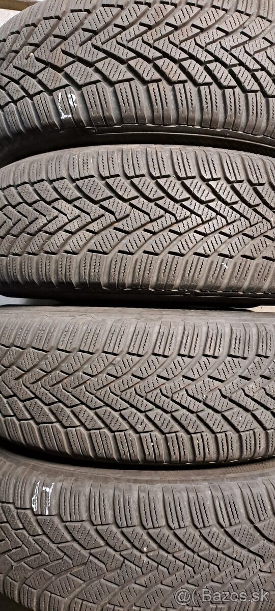 Predám zimný set 15"-5x112+195/65r15 Continental