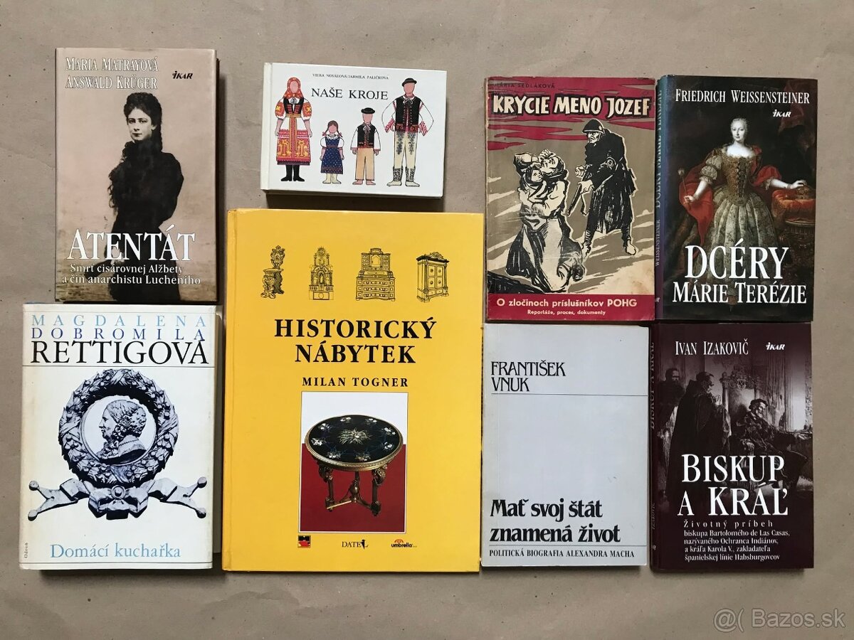 Naše kroje, Historický nábytek, Humenné, Krycie meno Jozef