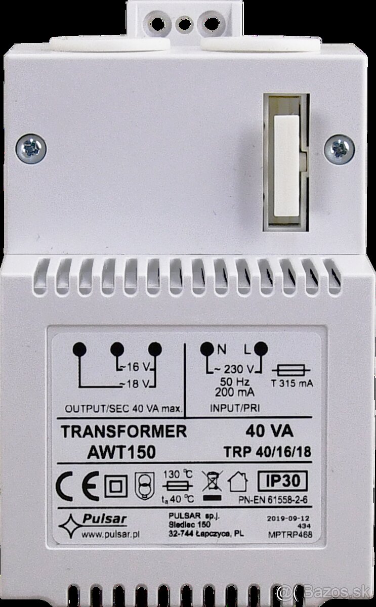 Elektrické trafo, adaptér, transformátor - nové