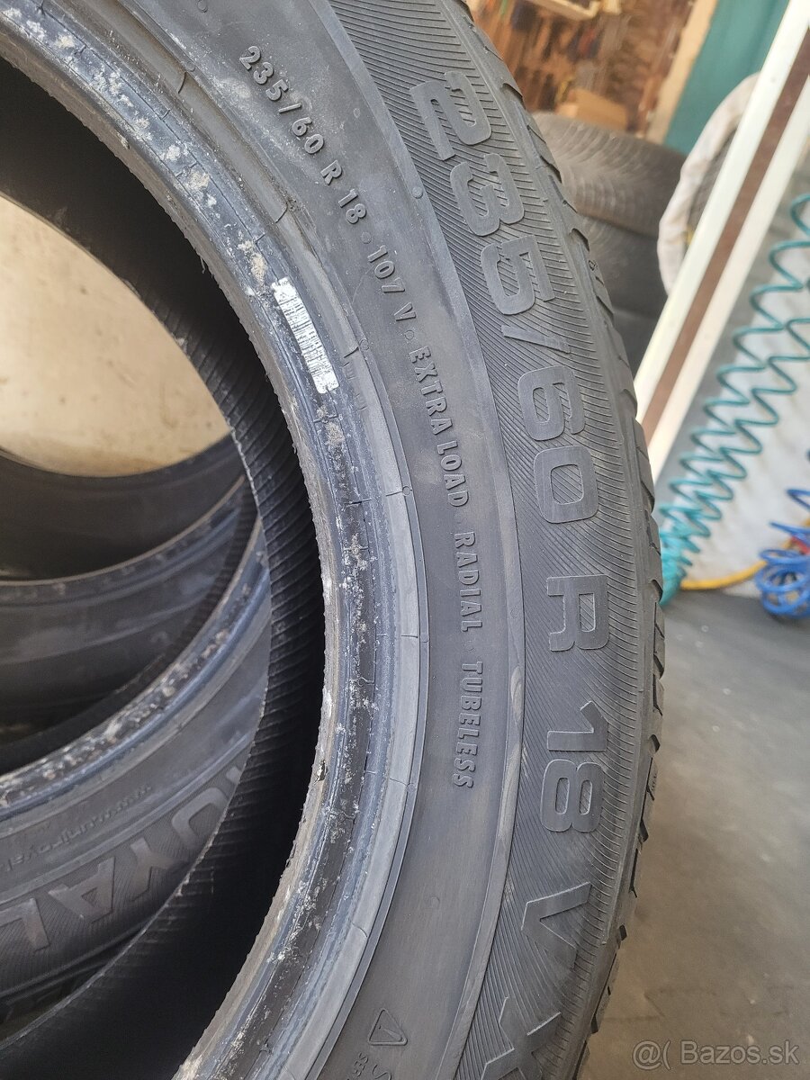 Letné pneumatiky 235/60 r18 uniroyal rainexpert
