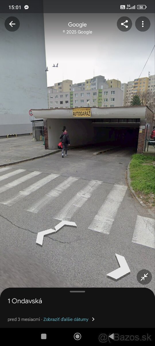 Prenajom parkovacieho miesta Ondavska Ruzinov tehelne pole