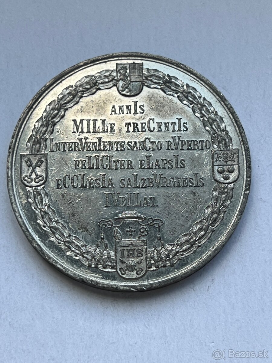 Predám medailu Salzburg 1882
