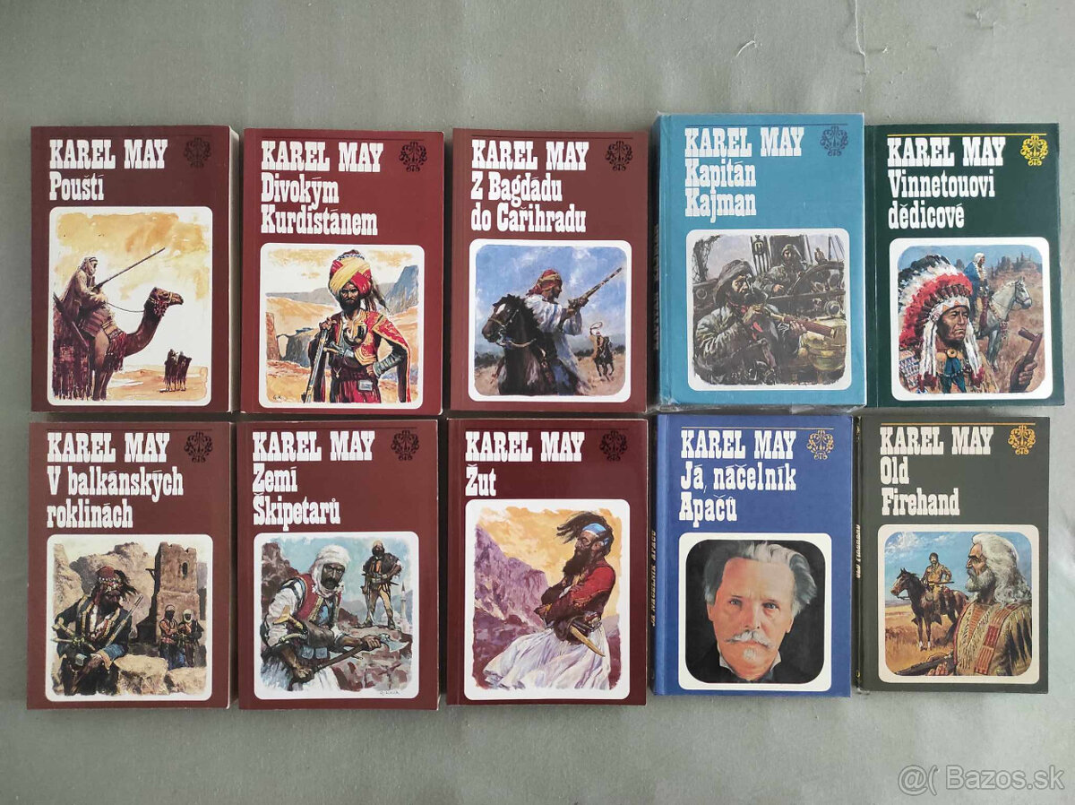 Karel May - 22 knih - vydavatelstvo Olympia