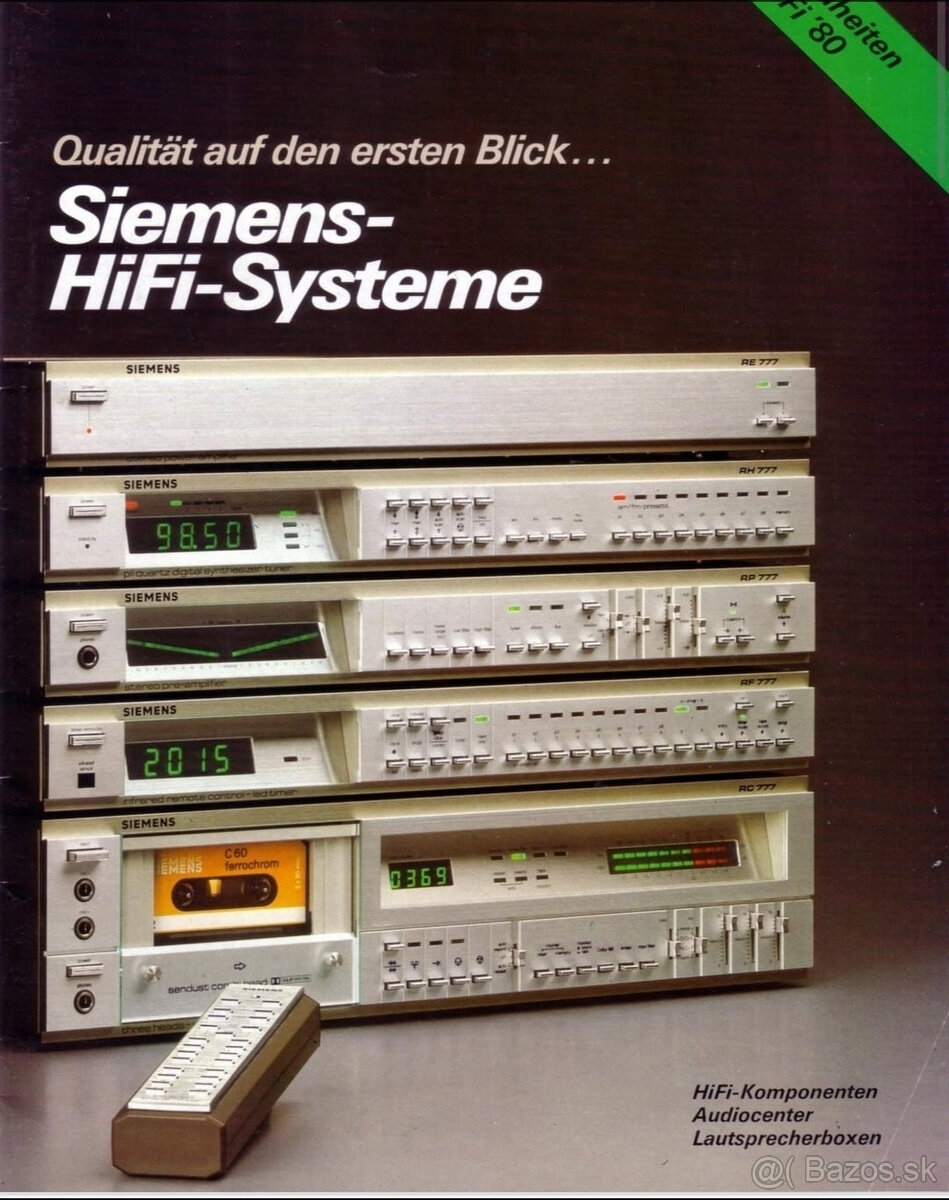 Vintage zostava Siemens 777