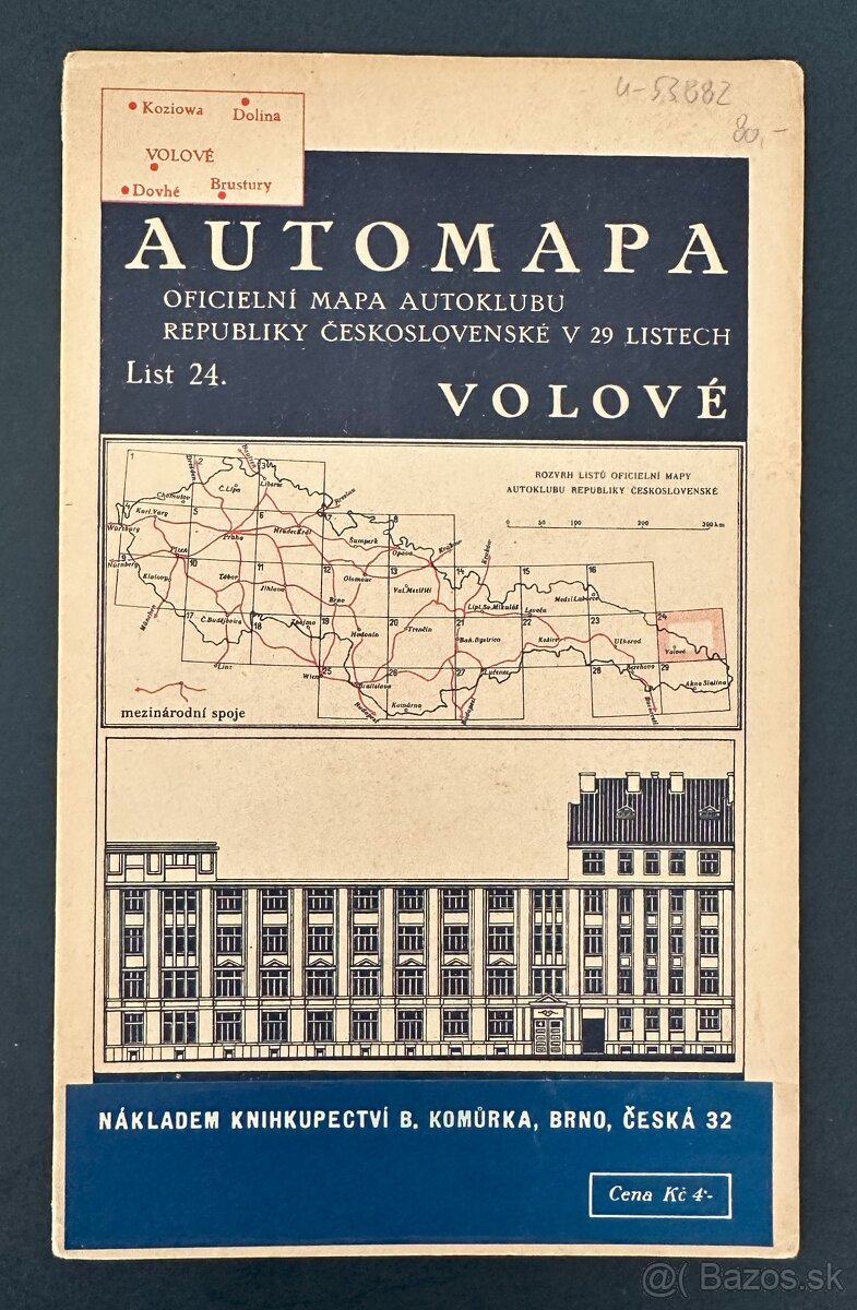 Automapa Volove 1928