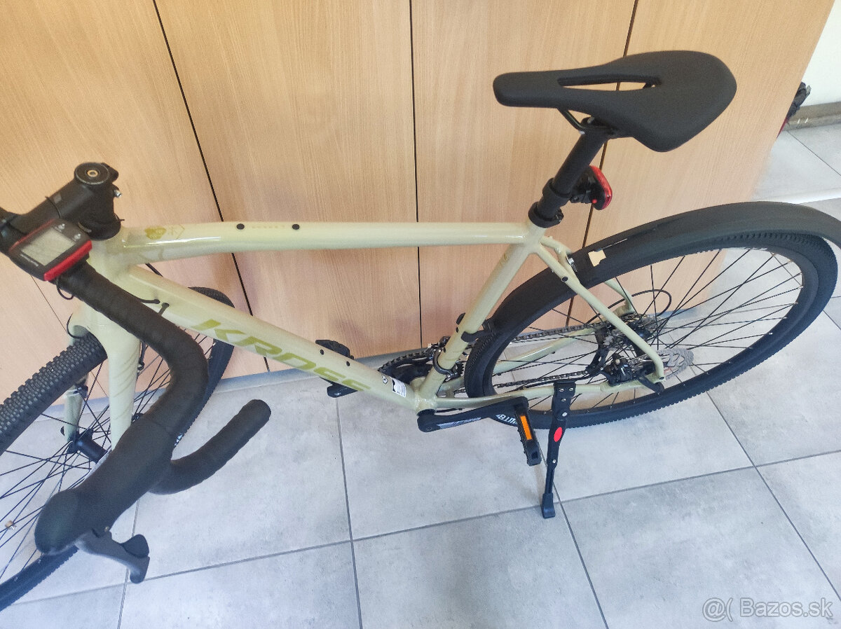 Predám gravel bicykel Kross Esker 1.0 28" - Beige/Gold Glos