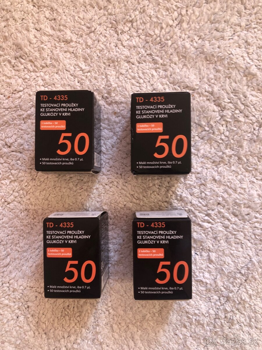 ————-4x testovacie prúžky TD-4335, 4 E———-