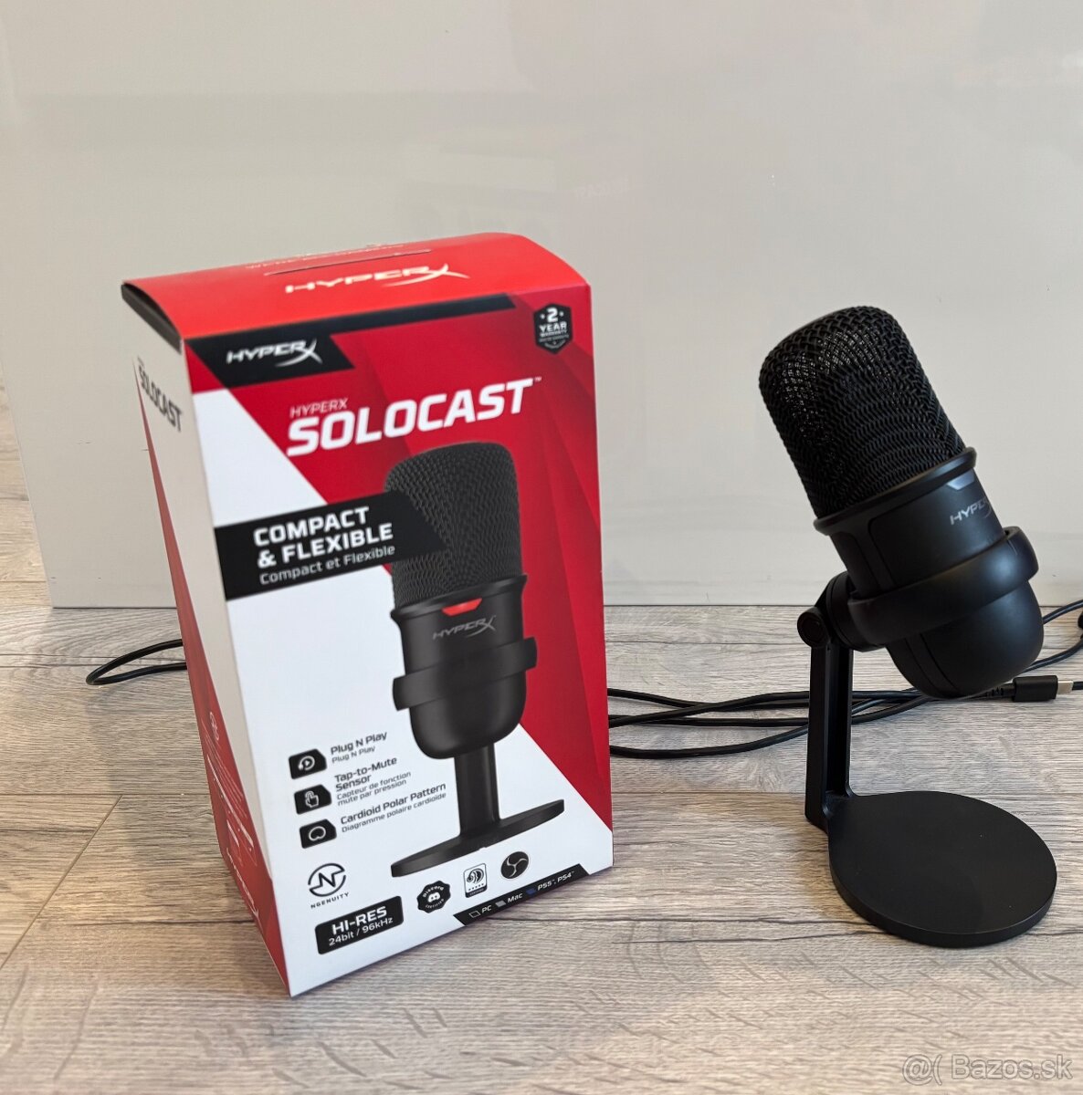 Predám HyperX SoloCast mikrofón