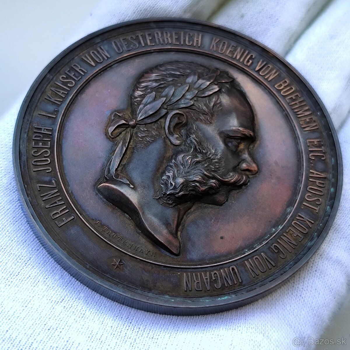 Medaila Rakúsko - Uhorsko - 1873 - VIEDEŇ - F.J. I.