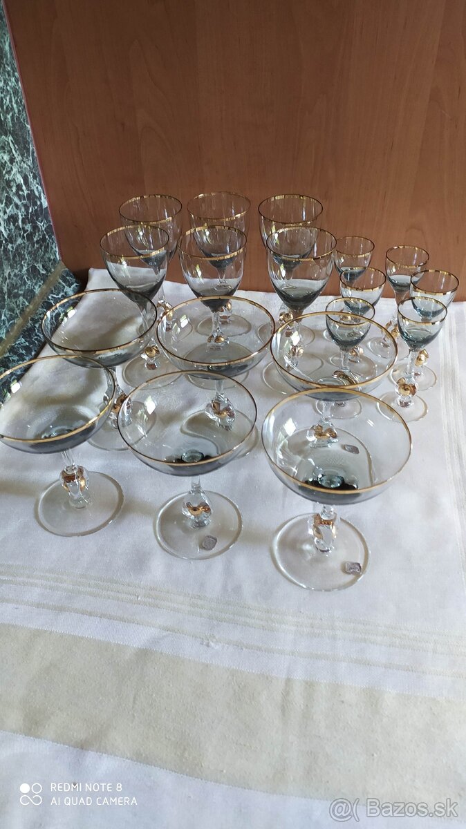 Poháre zlatá Zuzana