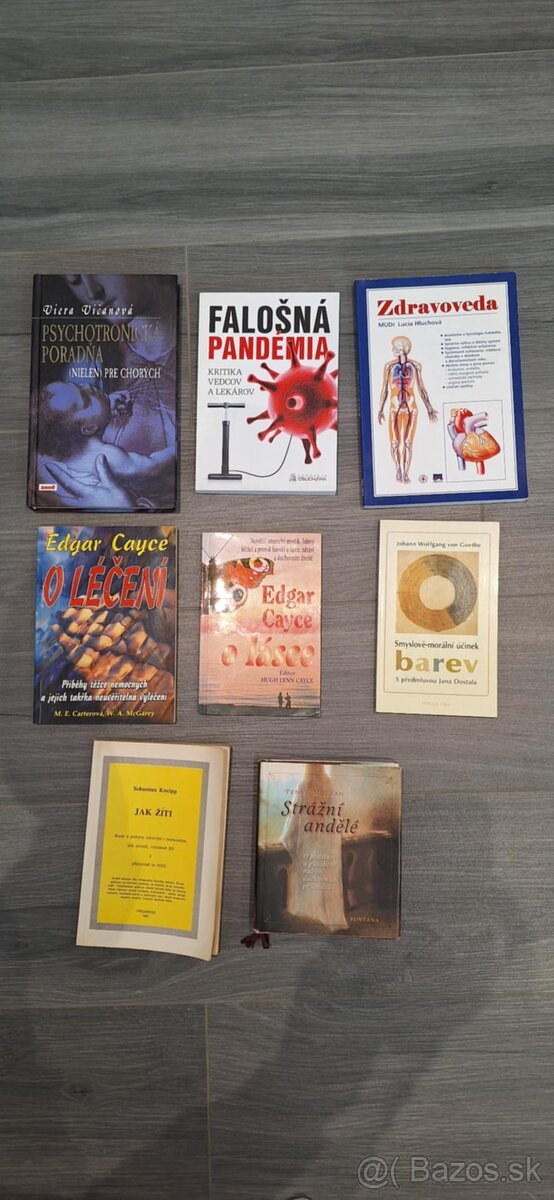 Rôzne knihy o zdraví