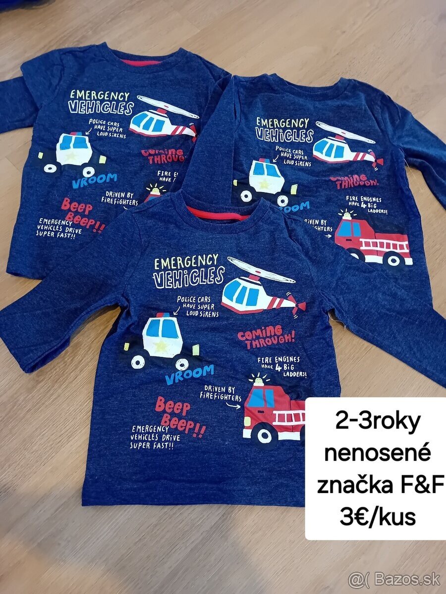 Trička s dlhým rukávom