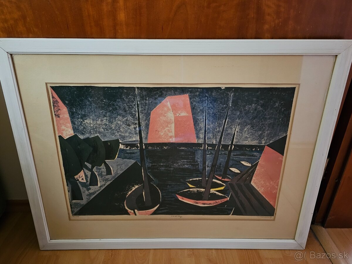 Obraz Loďky 78x59