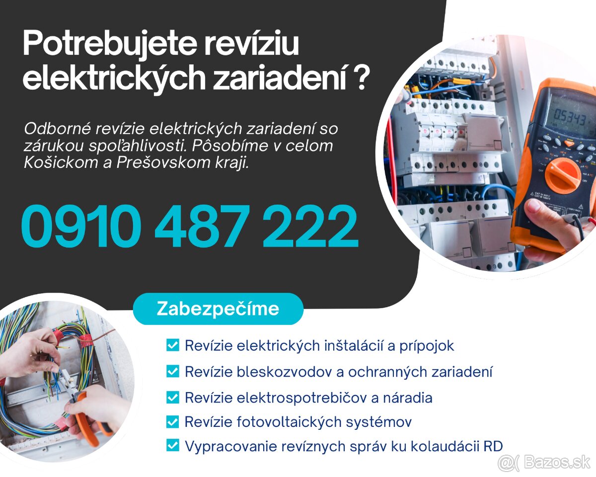 REVÍZNY TECHNIK – ELEKTRIKÁR