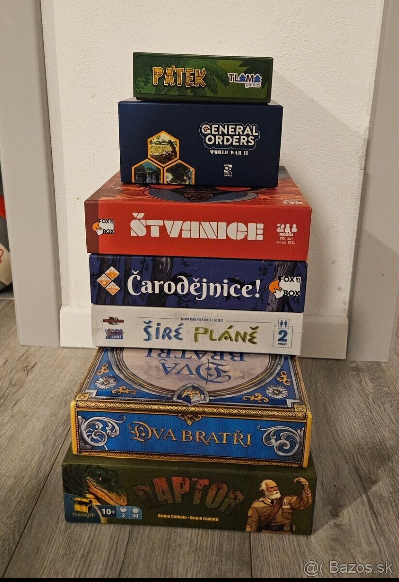 Spoločenské hry pre 1/2 hráčov - aj výmena