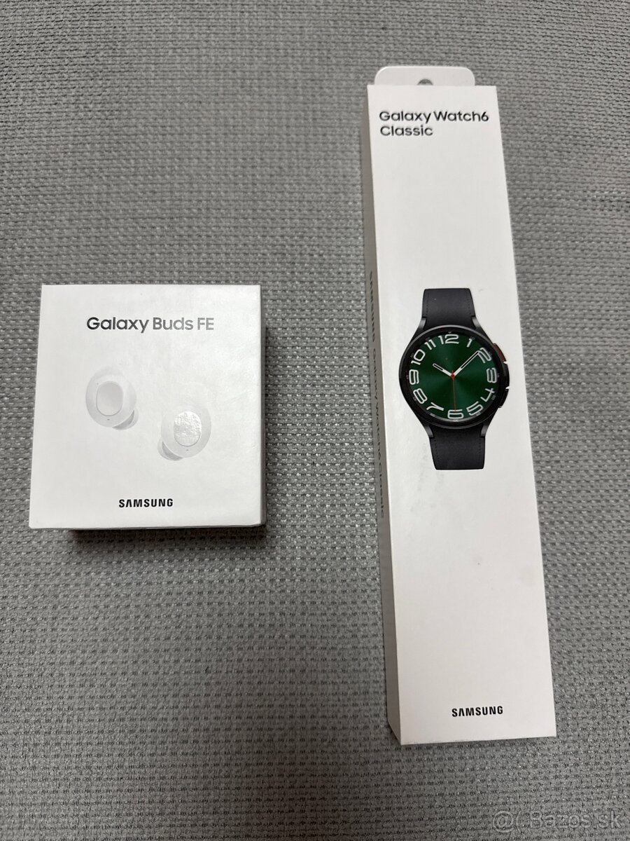 Samsung Galaxy Watch 6 Classic 47mm + Galaxy Buds FE 🛍️