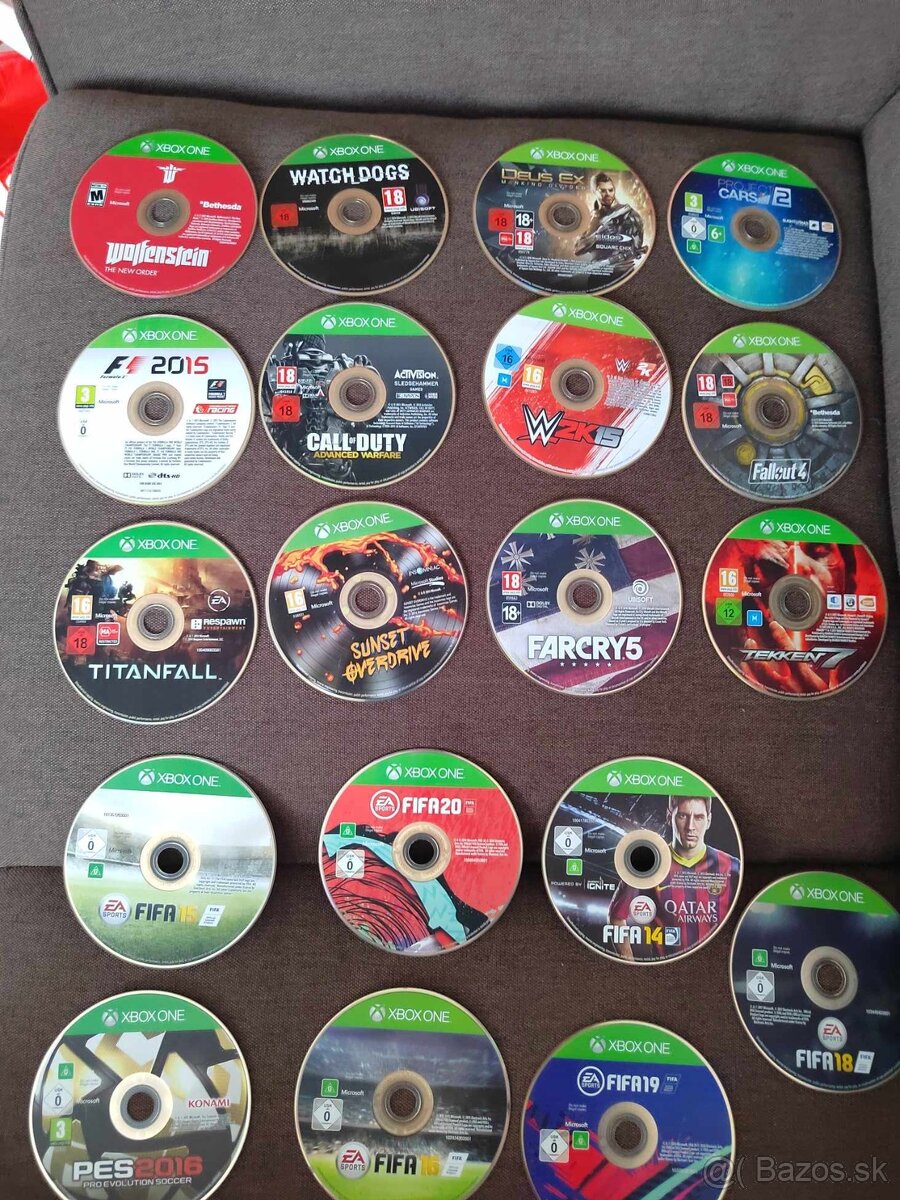 Predám hry na Xbox one