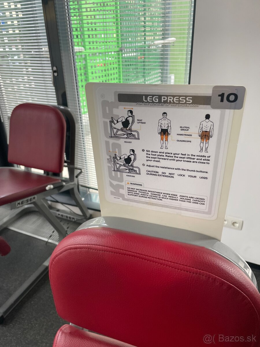 Predám KEISER LEG PRESS