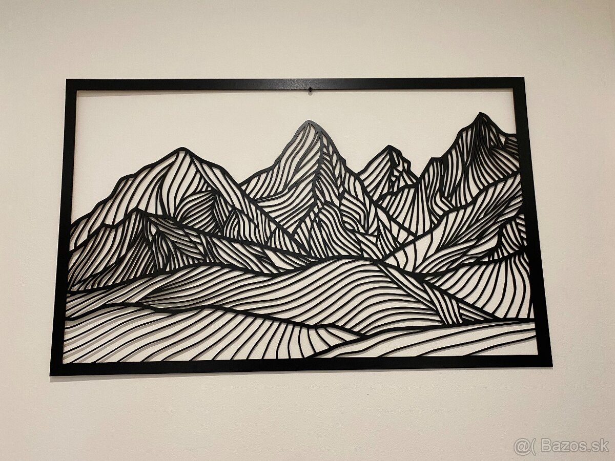 Nástenný dekor tematika hory 🏔️
