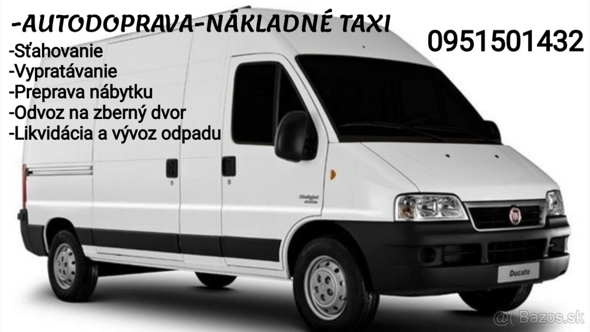 Autodoprava 0951 501 432 Nákladné taxi