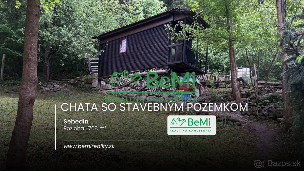 Chata so stavebným pozemkom, Sebedín
