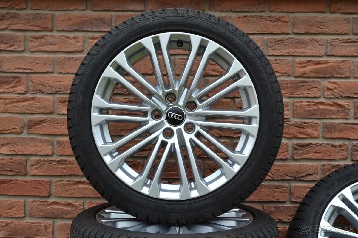 5x112 R18 Zimna sada Org. Audi A5 b9 + 245/40 R18 Goodyear