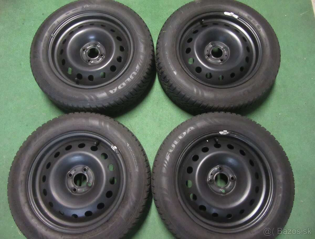 R16 zimná sada RENAULT DACIA rozteč 4x100 205/60R16 FULDA