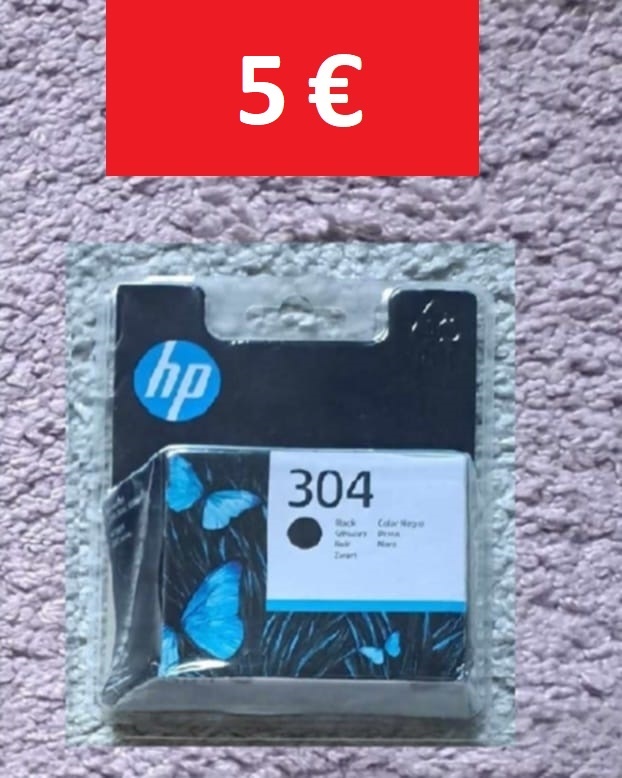 Predám nové ORIGINALNE čierna náplne do tlačiarne HP 304
