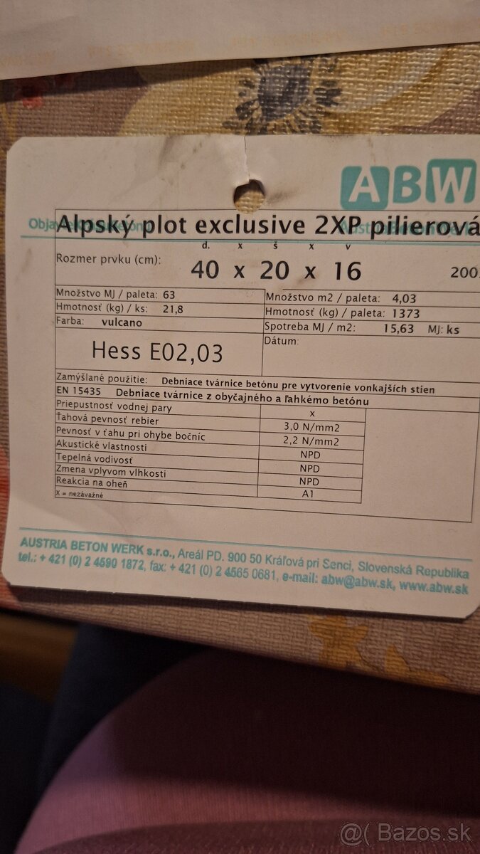 Tvarnice / zalievačky - ABW - Alpsky plot Exclusive VULCANO