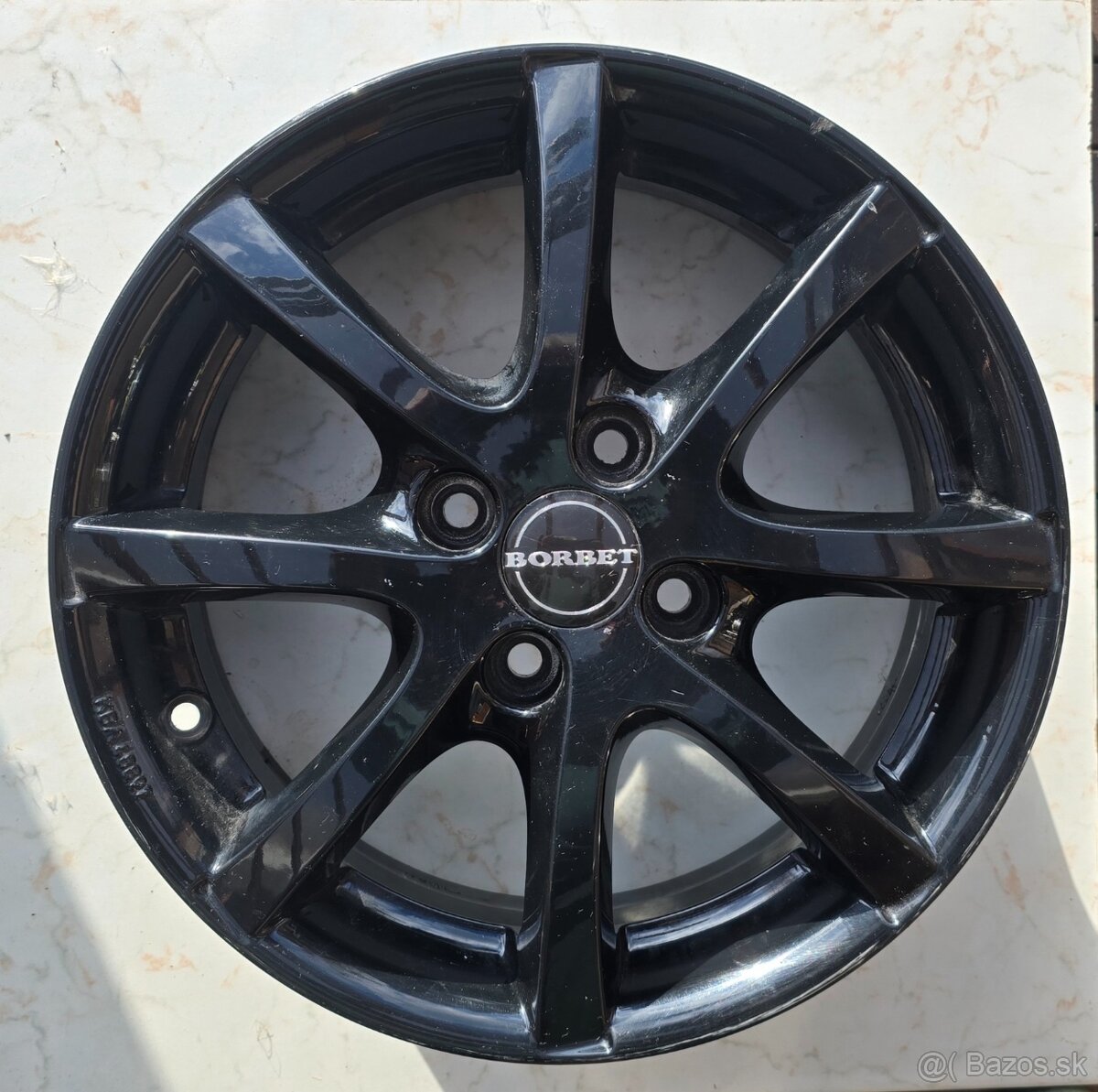 Čierne liatinové disky BORBET