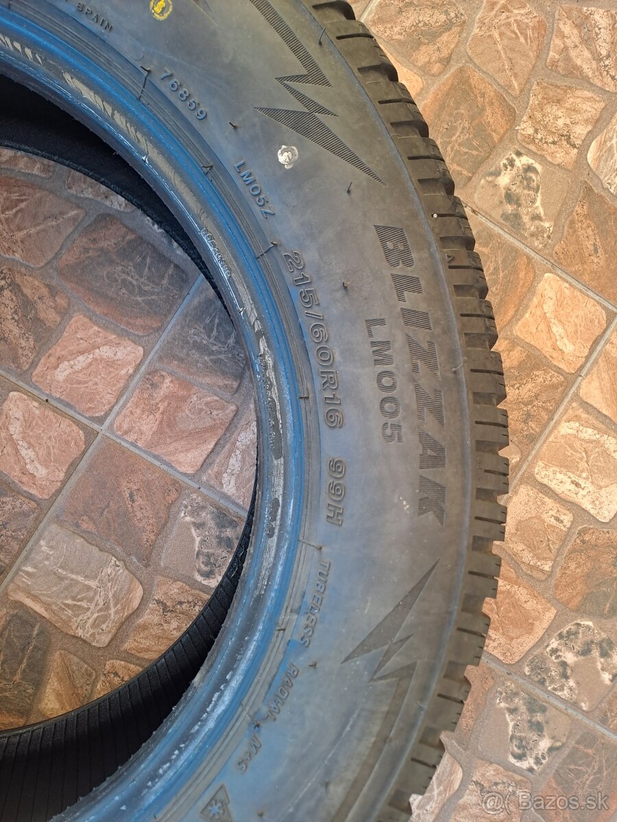 predám zimnú pneu BRIDGESTONE