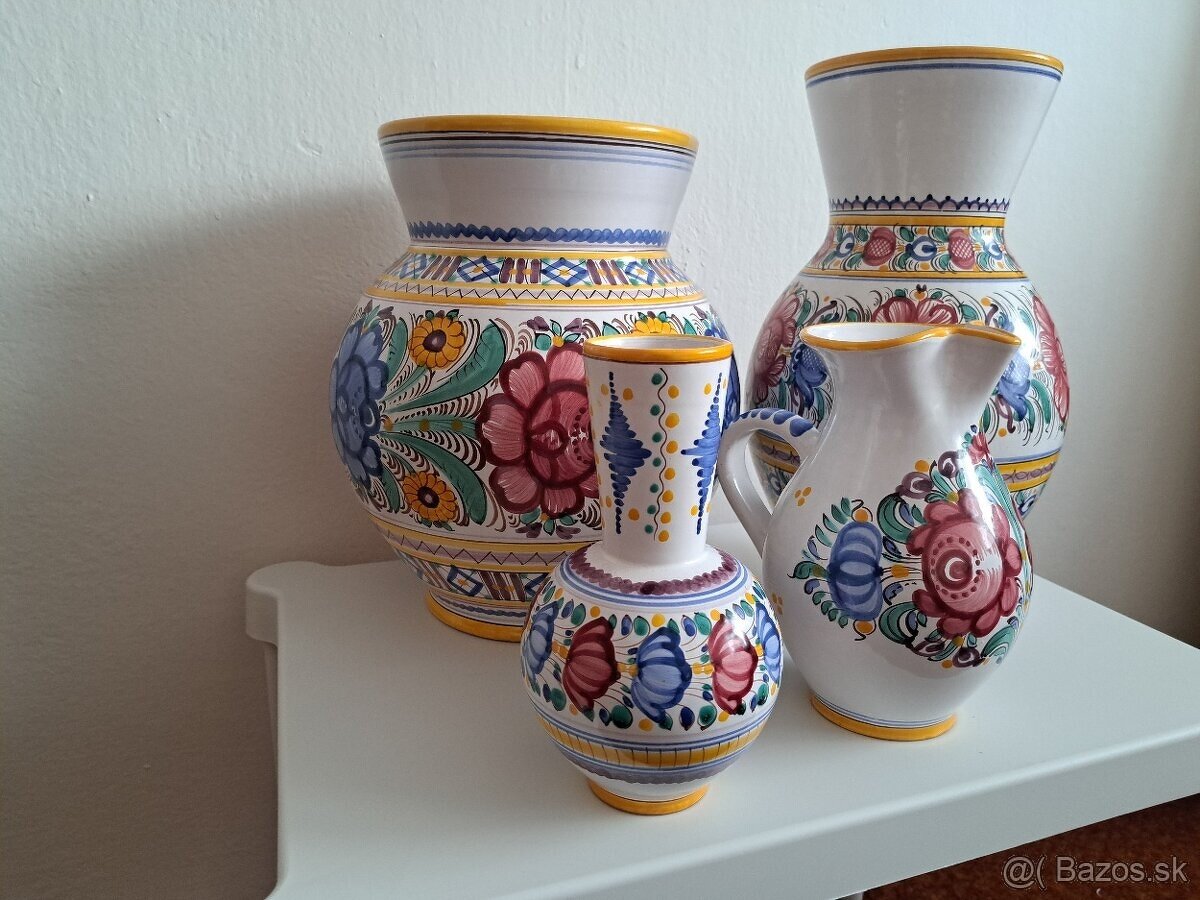 Predám vázy modranská majolika