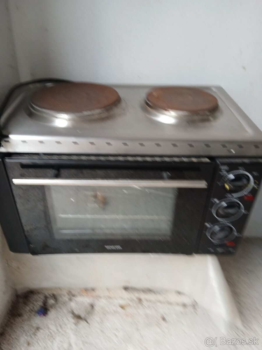 Elektrická dvojplatnička s rúrou