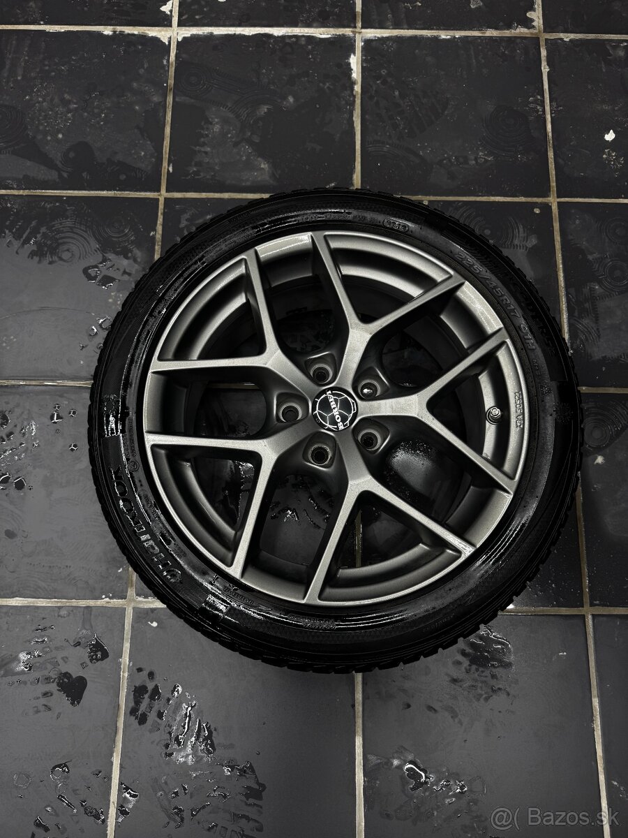 alu disky BORBET Y Titan Matt + zimné pneumatiky