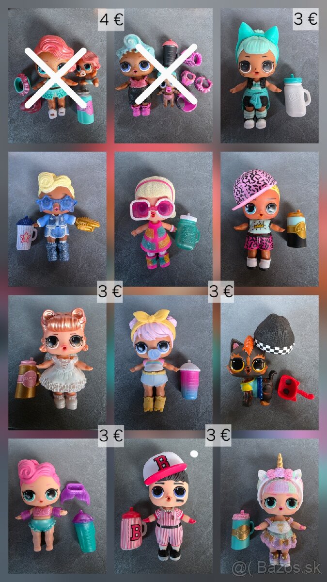 Predám LOL bábiky s príslušenstvom