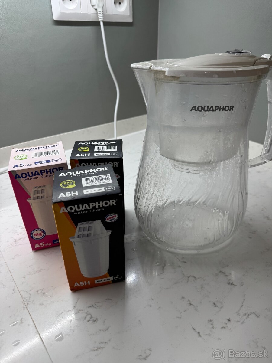 Filtračná kanvica Aquaphor plus 3 ks naplne