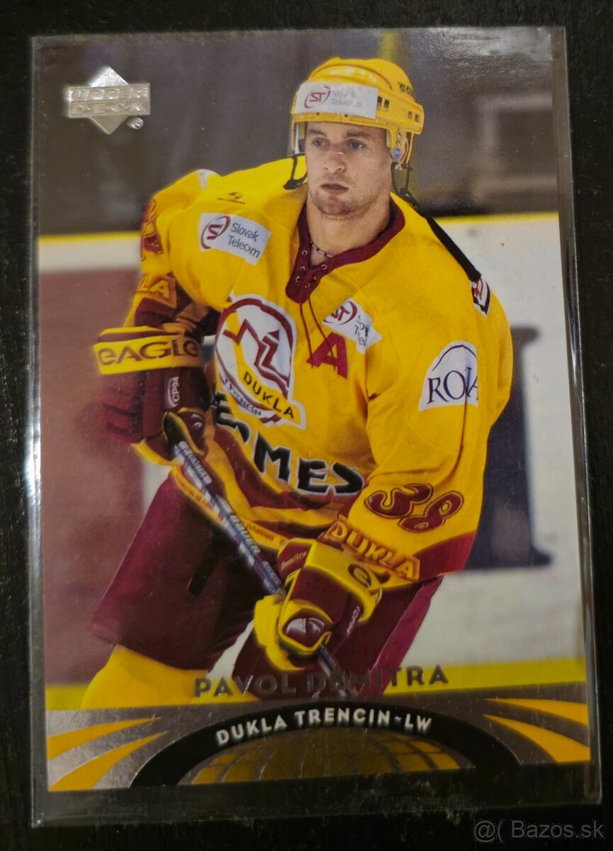 Hokejova karticka Pavol Demitra Dukla Trencin raritna