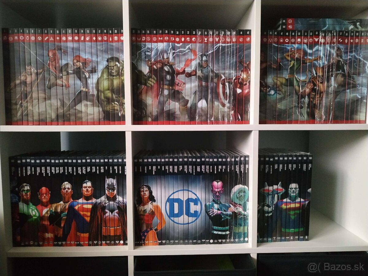 Komiksové komplety DC a NHM