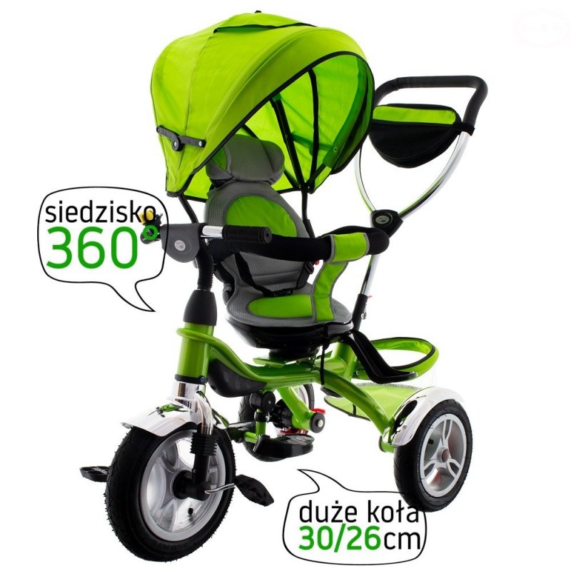 Detská trojkolka 308 s nafukovacími kolesami