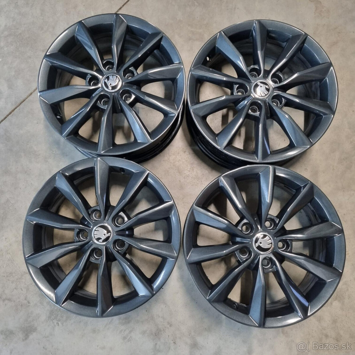 Škoda hliníkové disky 5x112 R16 6,5J ET46