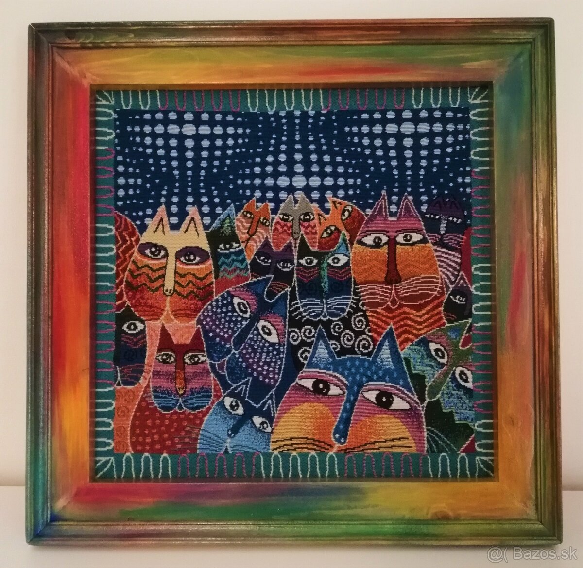 Obraz - gobelín s motívom mačiek