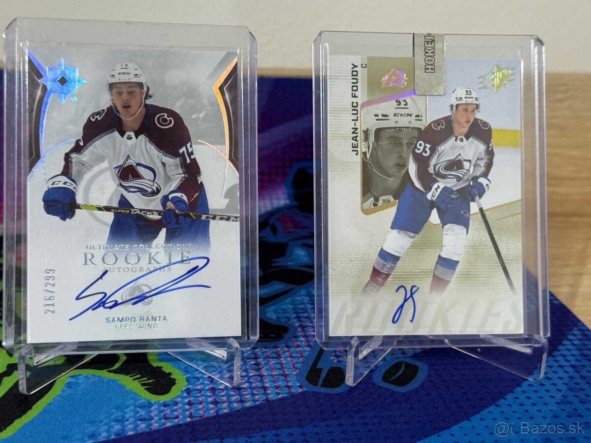 Hokejové Karty Colorado Avalanche