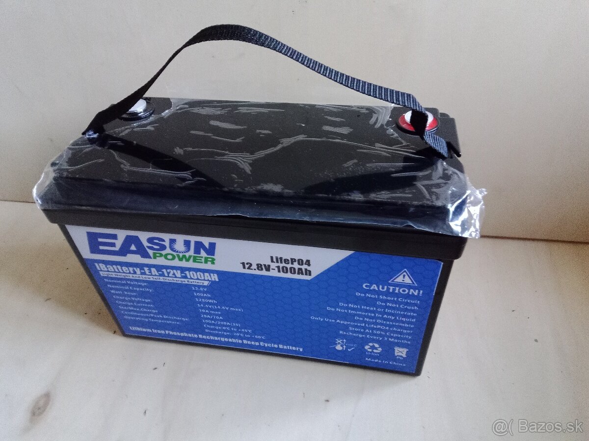 LiFePO4 akumulator, bateria 12V/100Ah