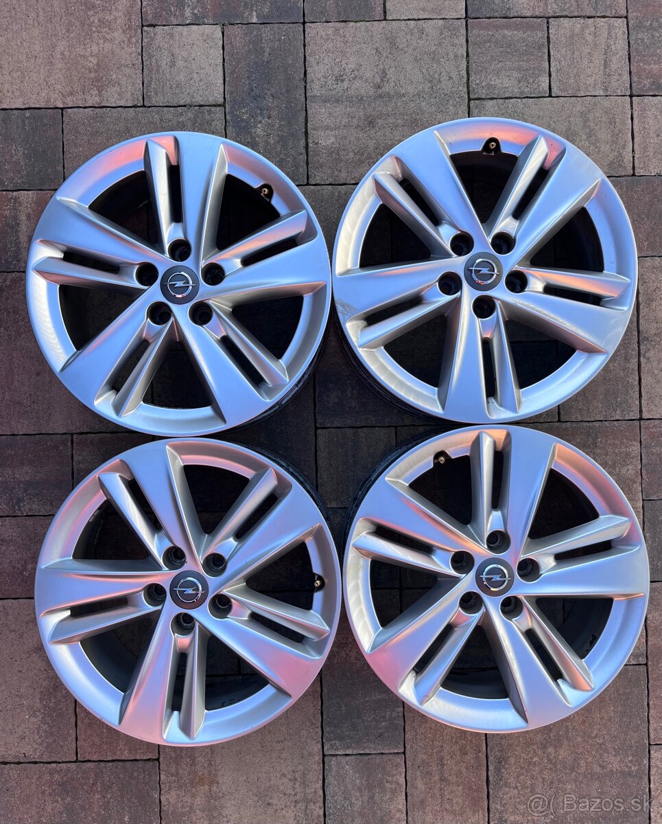 Orig. hliníkové disky Opel R17, 5x108